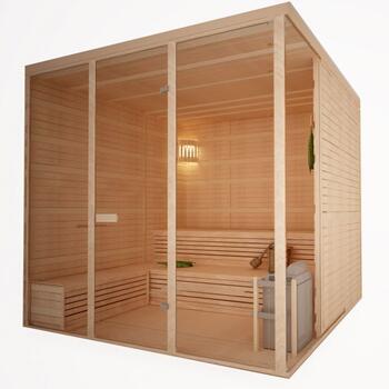 Premium Sauna aus Espenholz