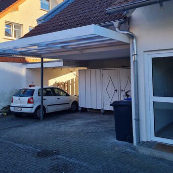 Carport weiß