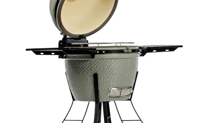 Kamado grau hochglanz