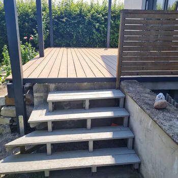 Terrassenboden Hell holz