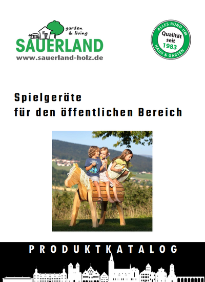 Deckblatt Spielgeräte Katalog