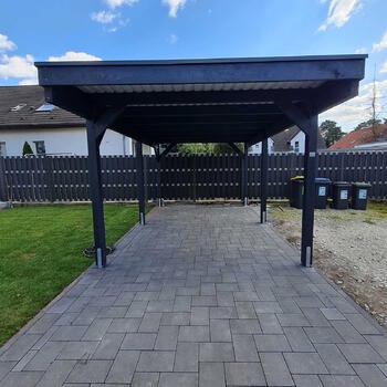 Carport schwarz