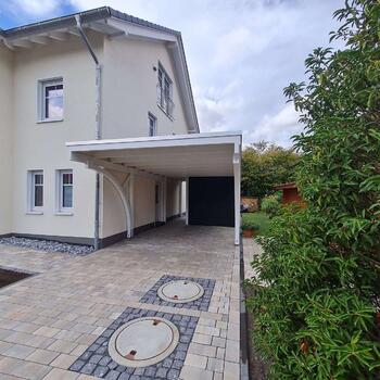 Carport mit Bogen